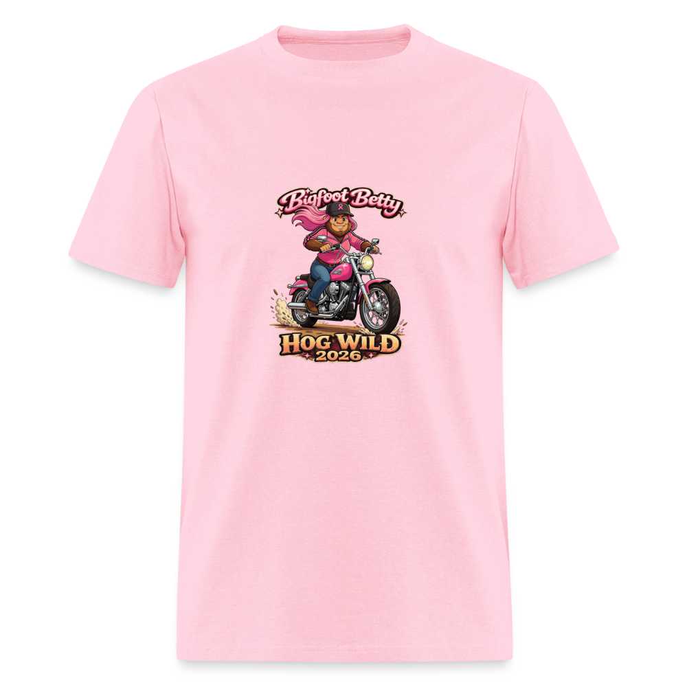 Unisex Classic T-Shirt - BFB Hog Wild - MOTORCYCLE - pink