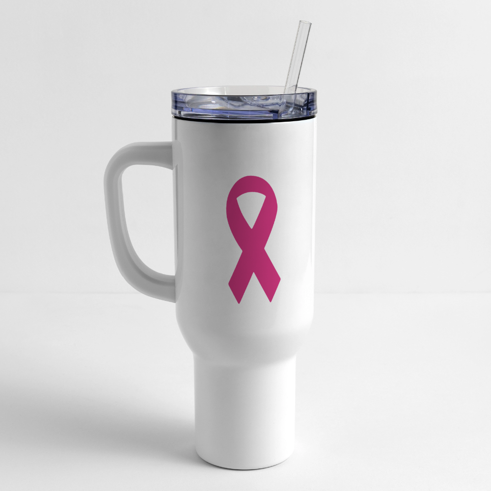 40 oz Travel Tumbler -BFB Hog Wild - MOTORCYCLE - white