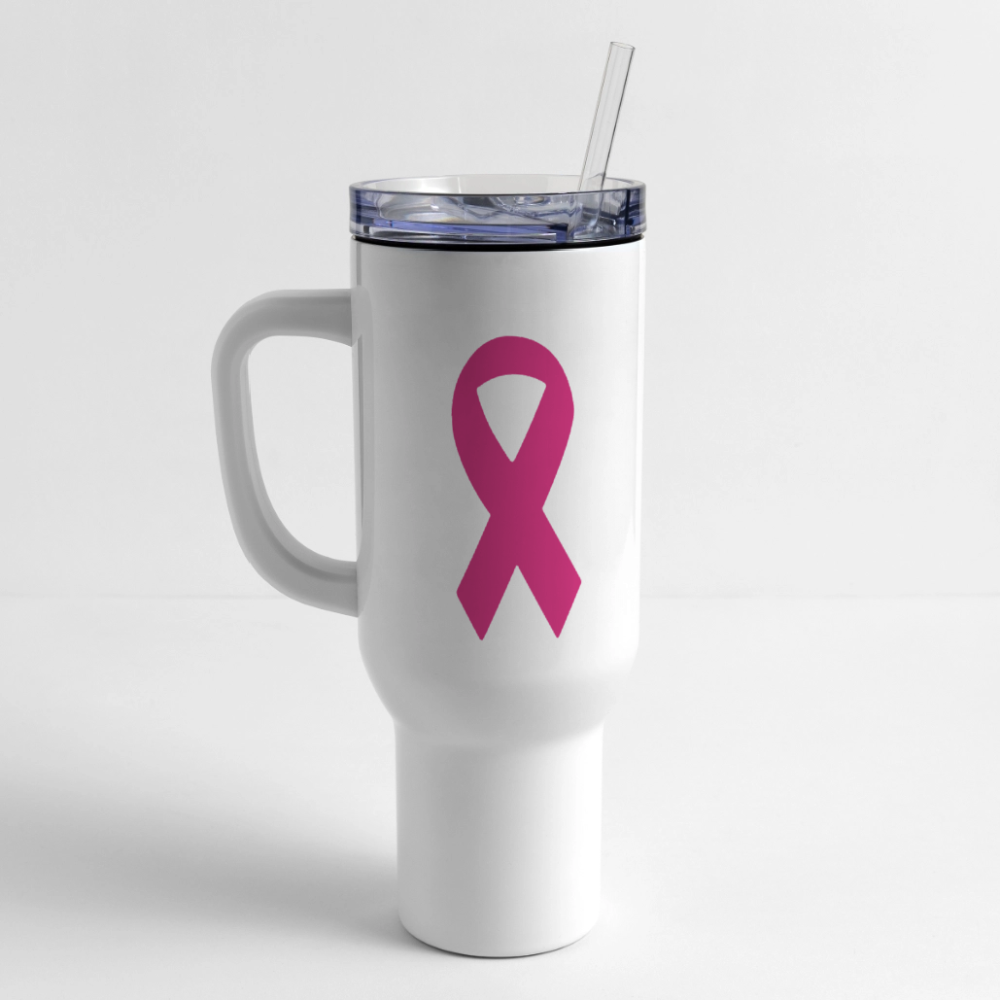 BFB July 4 - Badge 40 oz Travel Tumbler - white