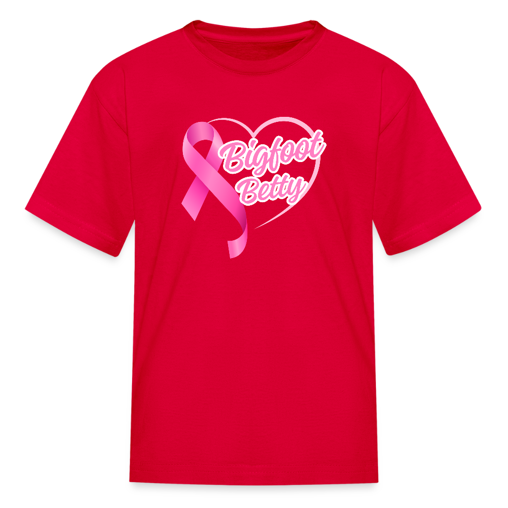 Kids' T-Shirt - BFB Pink Ribbon - red