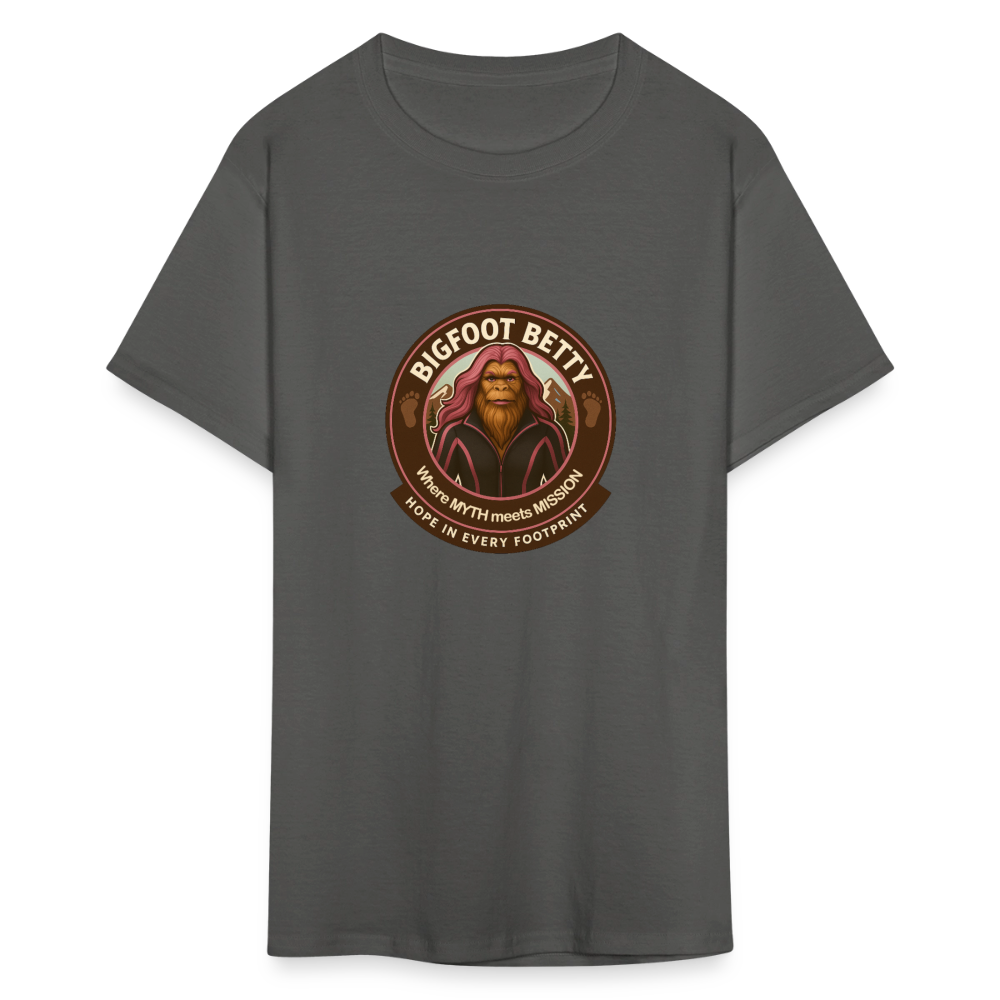 Unisex Classic T-Shirt - Hope in Every Footprint (RETRO) - charcoal
