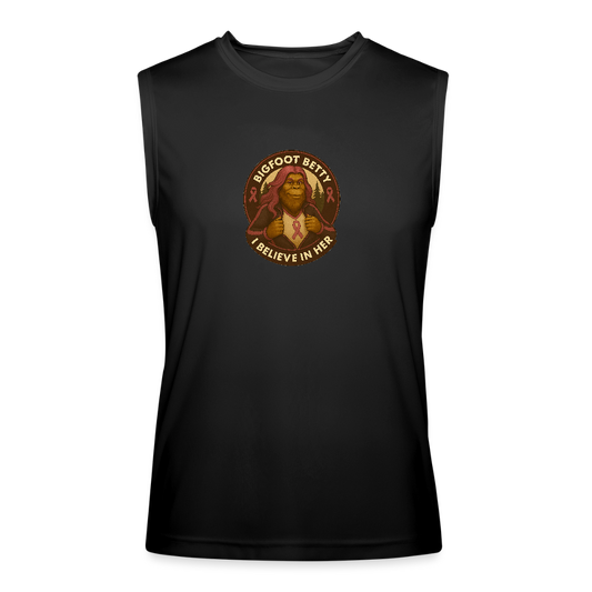 Men’s Performance Sleeveless Shirt - I Believe In Her (RETRO) - black