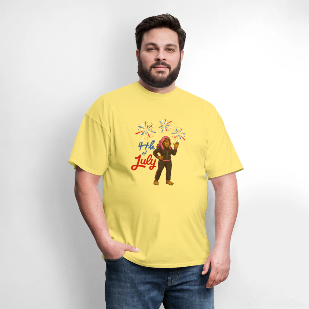 BFB July 4 - Fireworks Unisex Classic T-Shirt - cornsilk