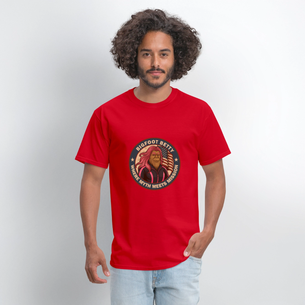 BFB July 4 - Badge Unisex Classic T-Shirt - red