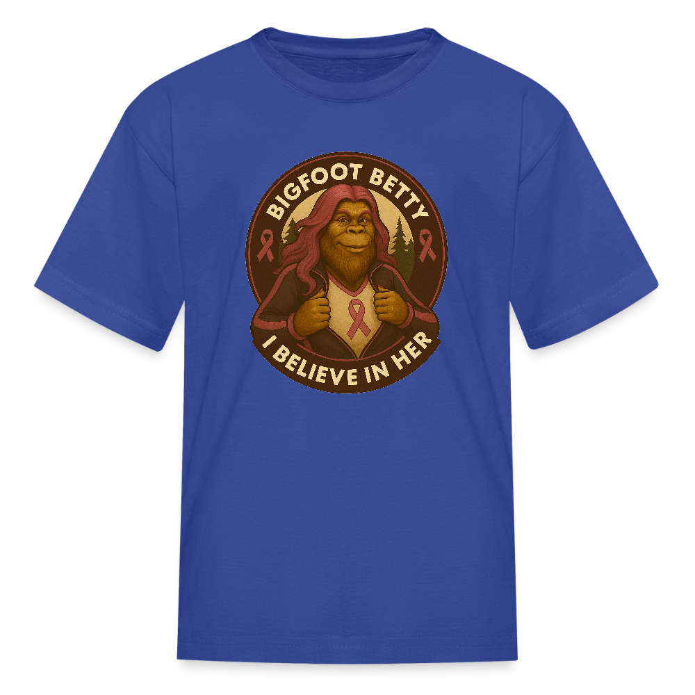 Kids' T-Shirt -I Believe In Her (RETRO) - royal blue