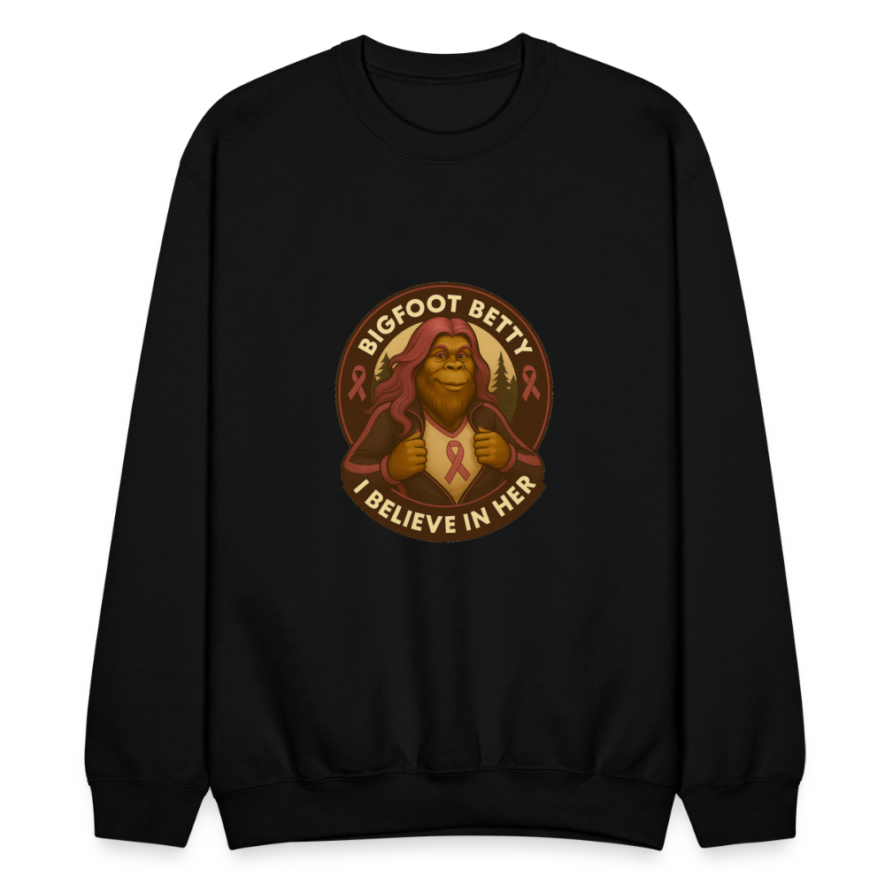 Crewneck Sweatshirt - Where Myth Meets Mission (RETRO) - black