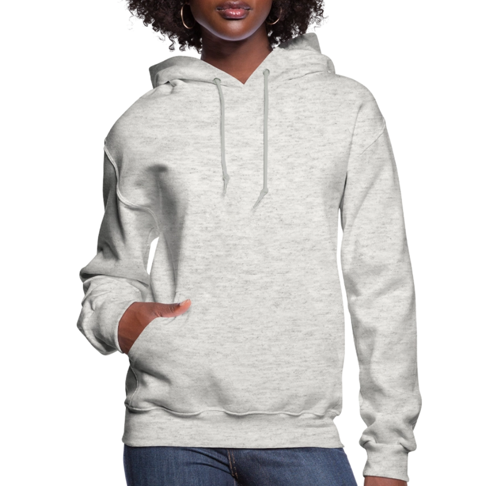 Women's Hoodie - Where Myth Meets Mission (RETRO) - heather oatmeal