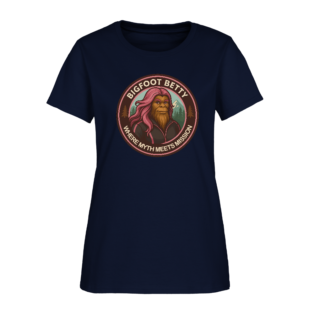 Women's T-Shirt - Where Myth Meets Mission (RETRO) - navy