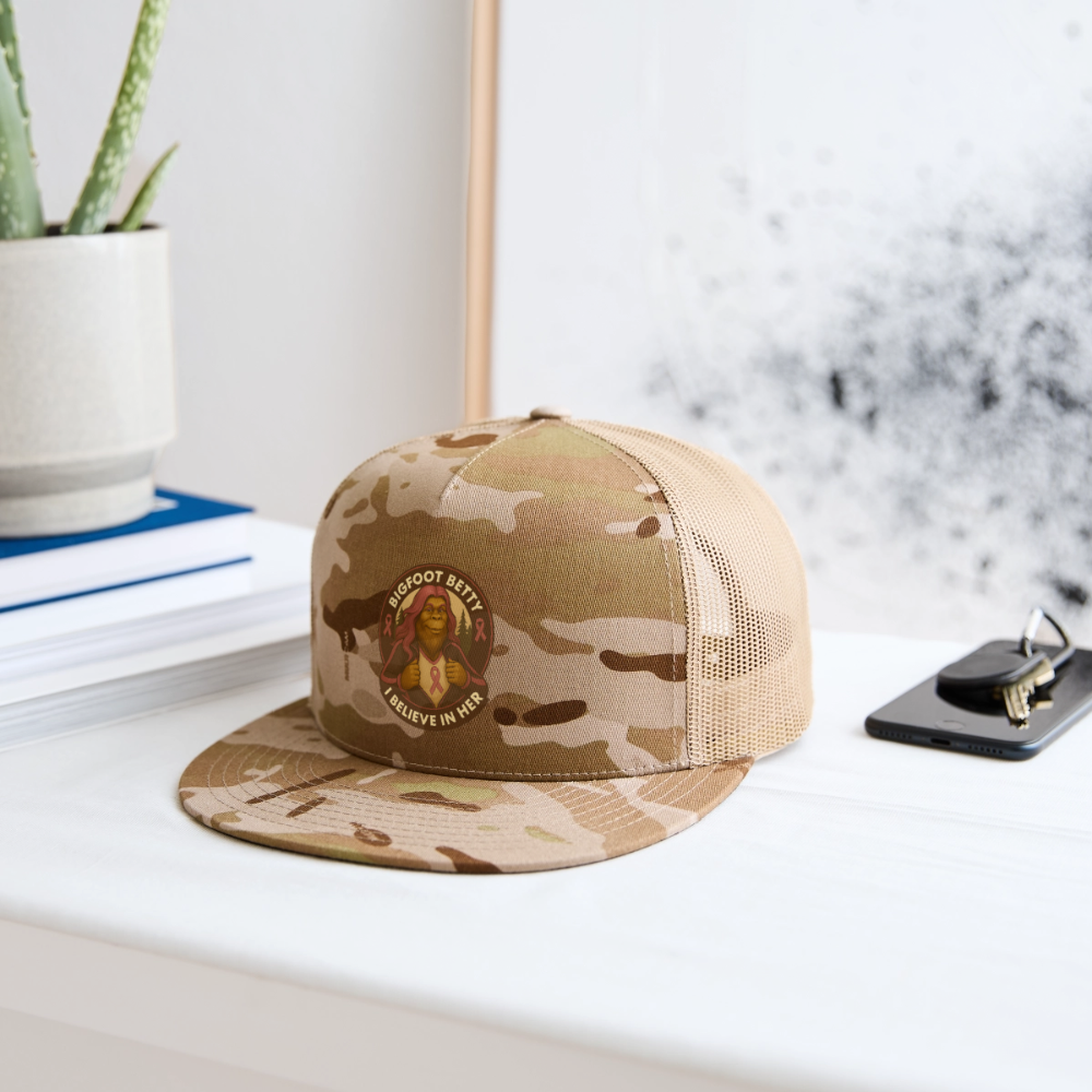 Trucker Hat - I Believe In Her (RETRO) - MultiCam\tan