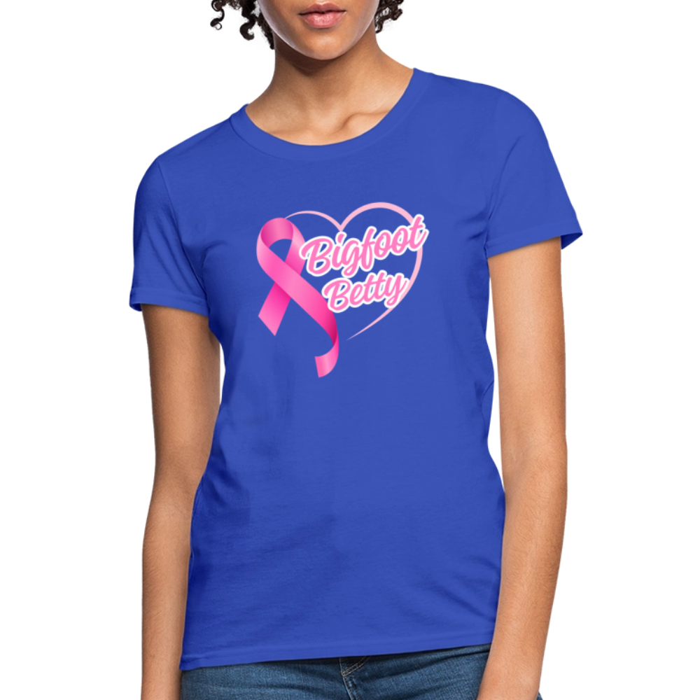 Women's T-Shirt - BFB Pink Ribbon - royal blue
