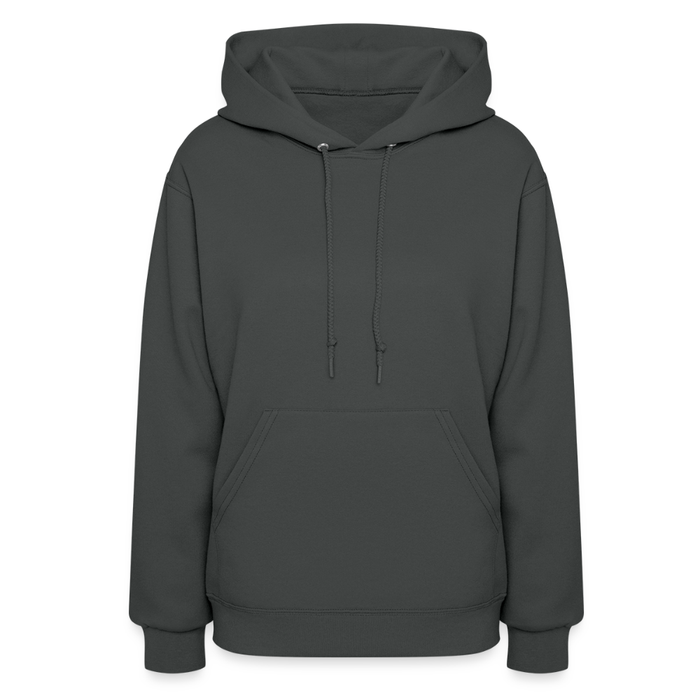 Women's Hoodie - Where Myth Meets Mission (RETRO) - asphalt