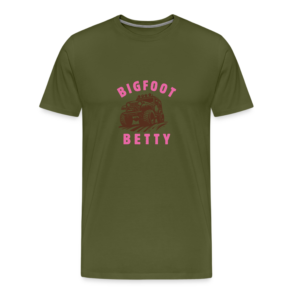 Men's Premium T-Shirt - BFB Jeep - olive green