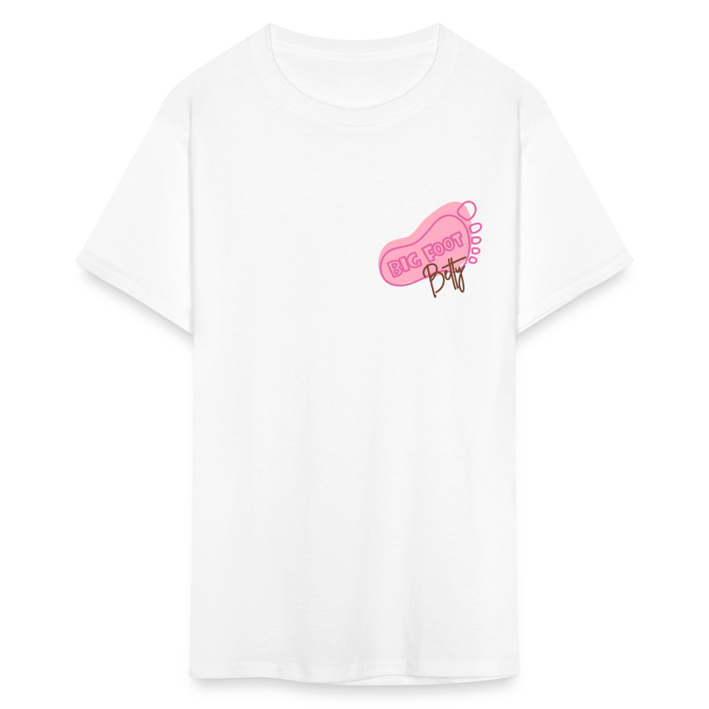Unisex Classic T-Shirt - BFB FootPrint - white