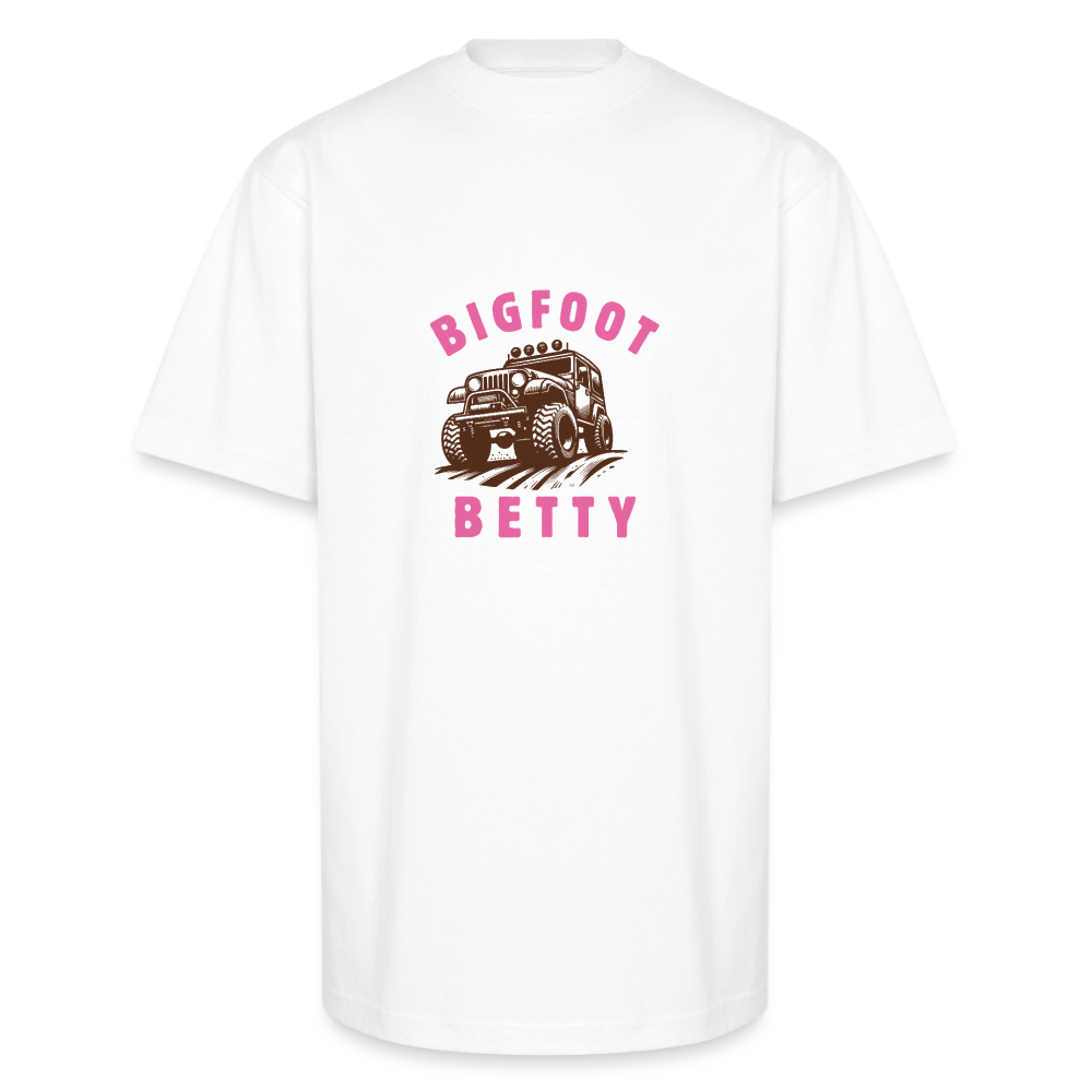Unisex Oversized Heavyweight T-Shirt - BFB Jeep - white