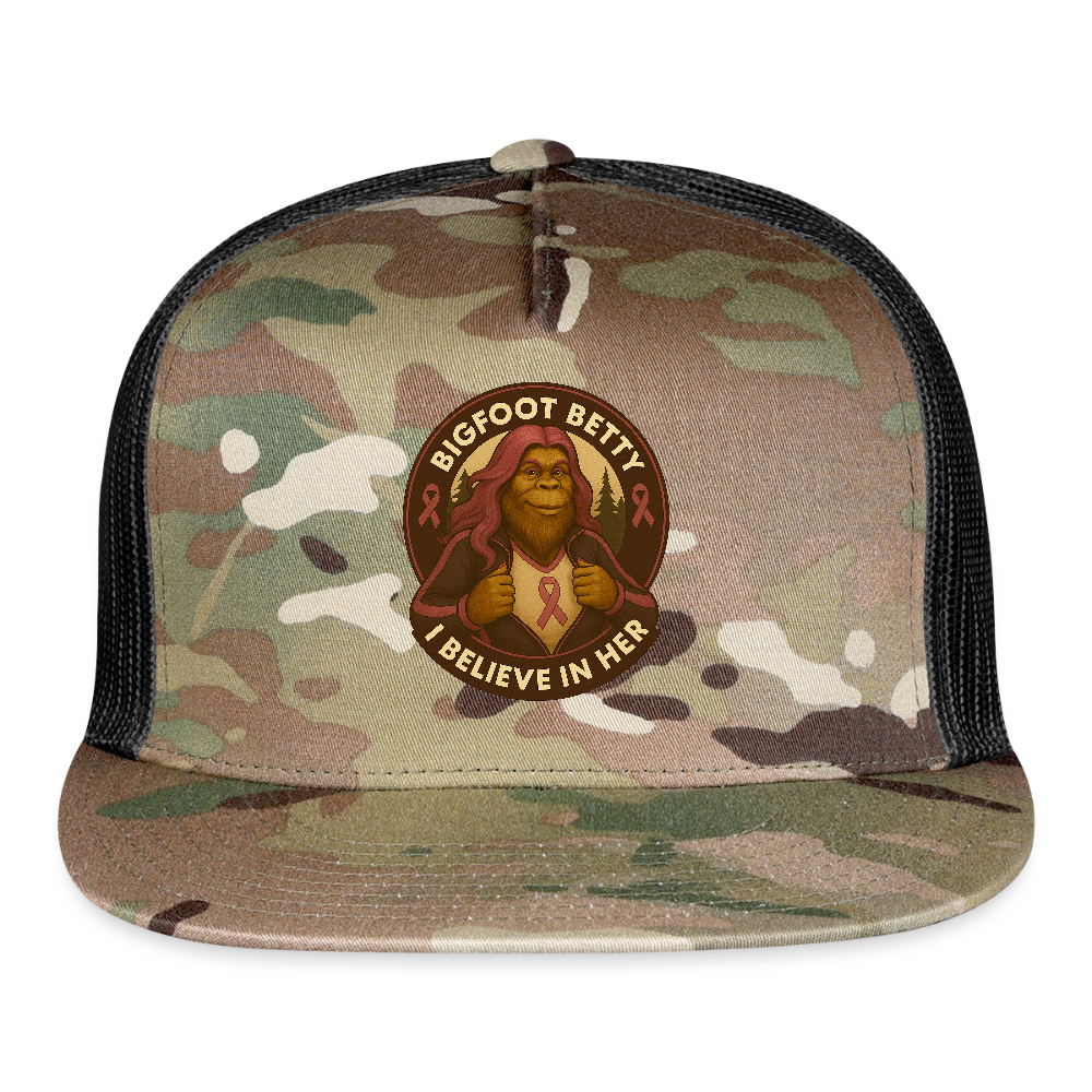 Trucker Hat - I Believe In Her (RETRO) - MultiCam\black