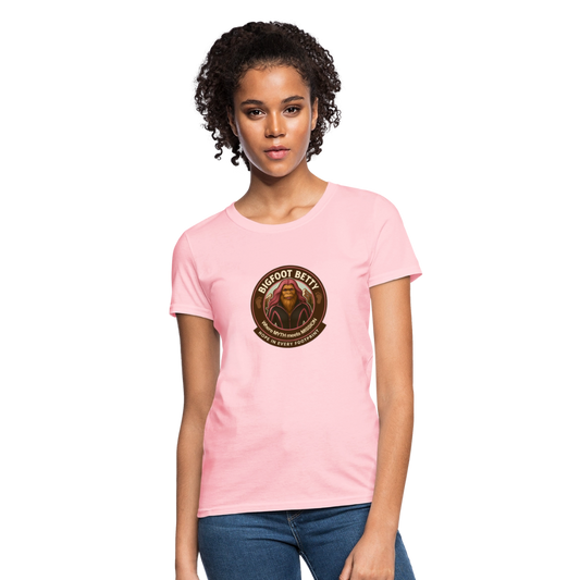Women's T-Shirt - Hope in Every Footprint (RETRO) - pink