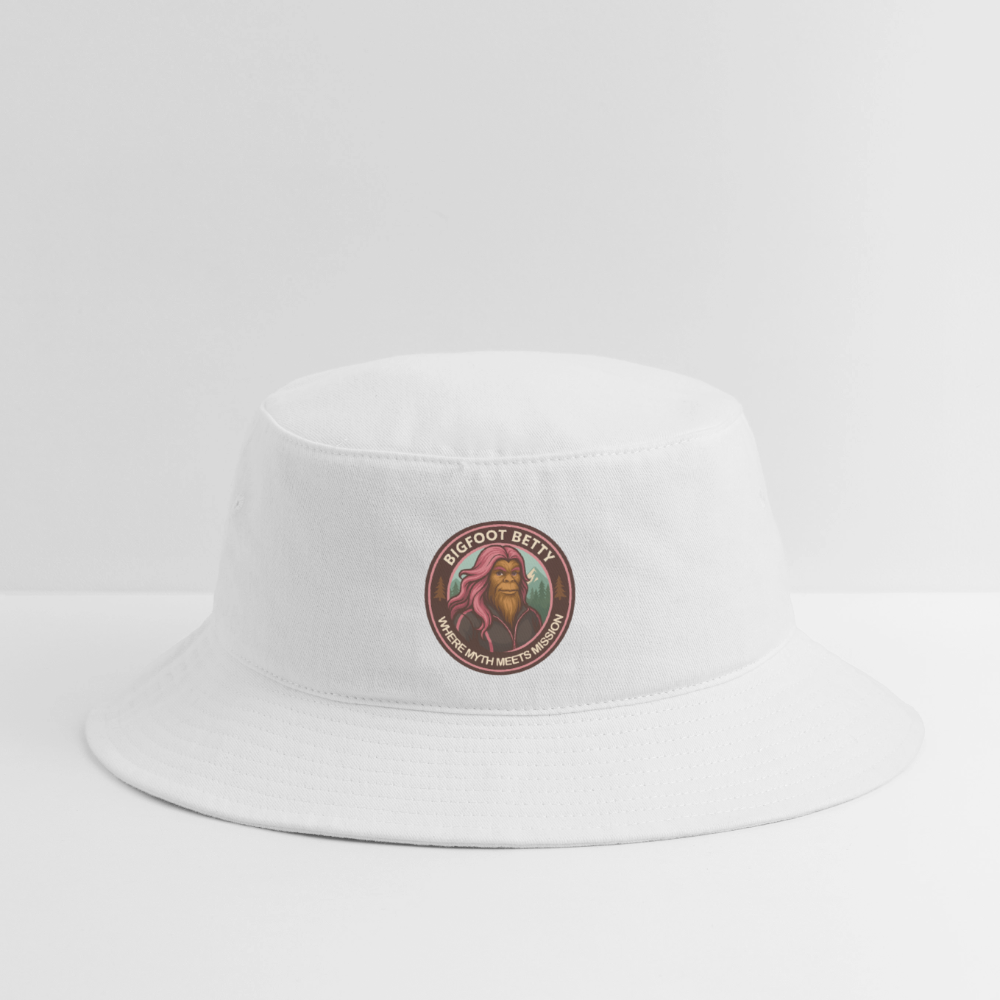 Bucket Hat - Where Myth Meets Mission (RETRO) - white