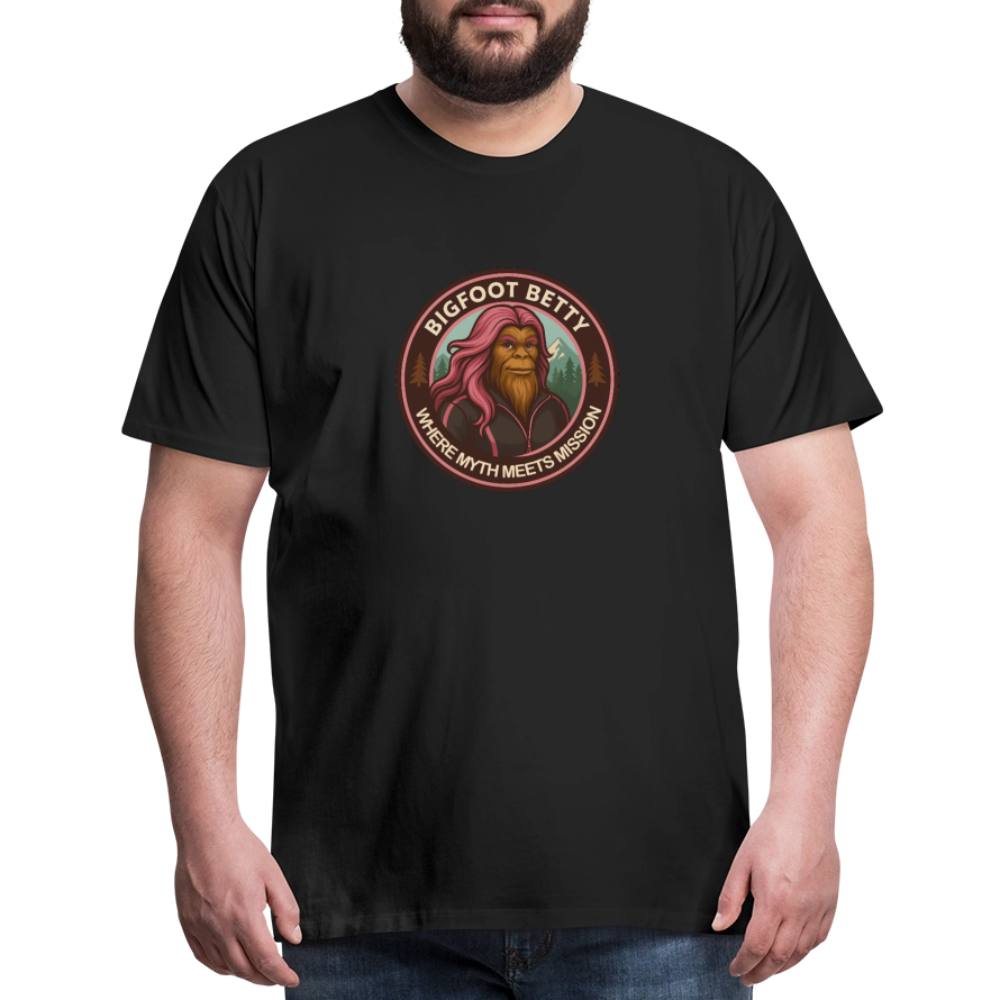 Men's Premium T-Shirt - Where Myth Meets Mission (RETRO) - black
