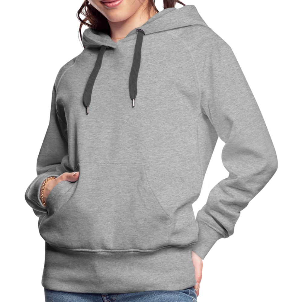 Women’s Premium Hoodie - I Believe In Her (RETRO) - heather grey