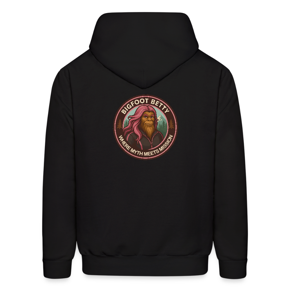 Men's Hoodie - Where Myth Meets Mission (RETRO) - black