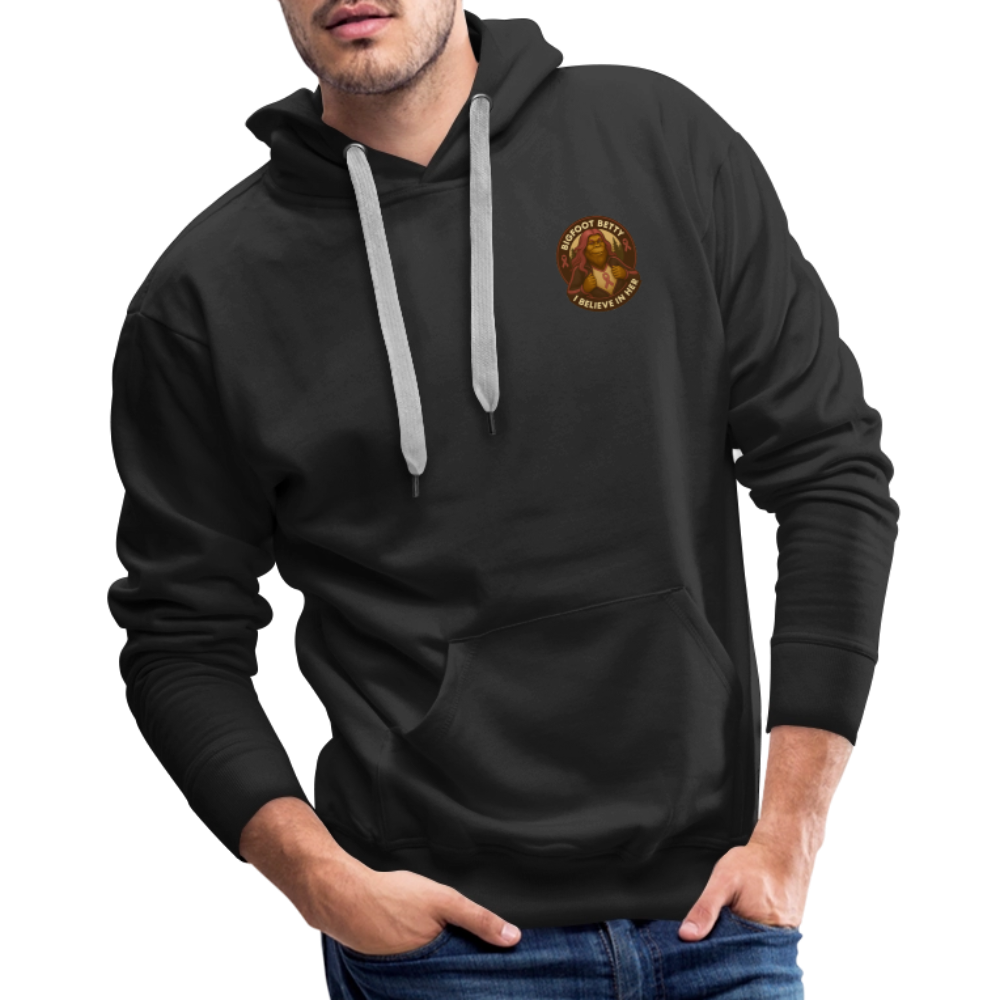 Men’s Premium Hoodie - Where Myth Meets Mission (F/B) (RETRO) - black