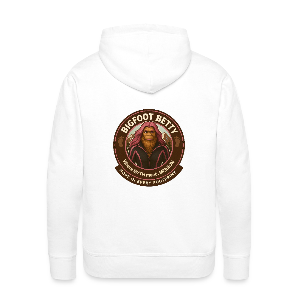 Men’s Premium Hoodie - I Believe In Her (F/B) (RETRO) - white