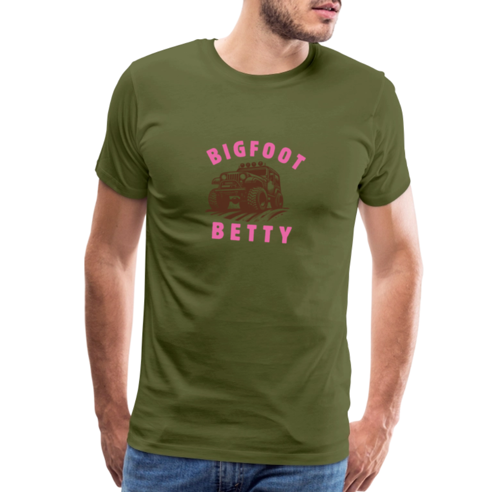 Men's Premium T-Shirt - BFB Jeep - olive green
