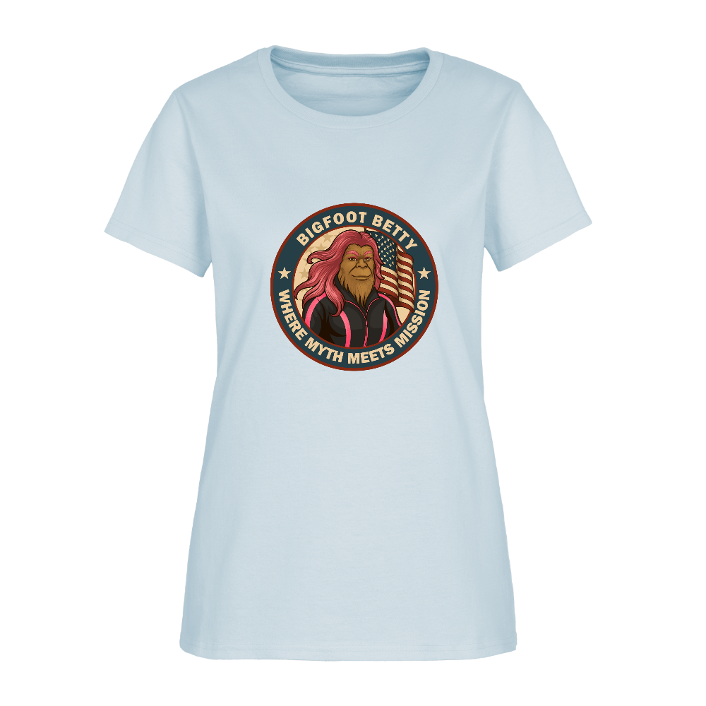 BFB July 4 - Badge Women's T-Shirt - light blue