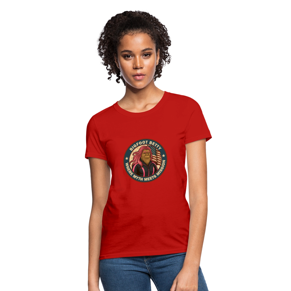 BFB July 4 - Badge Women's T-Shirt - red