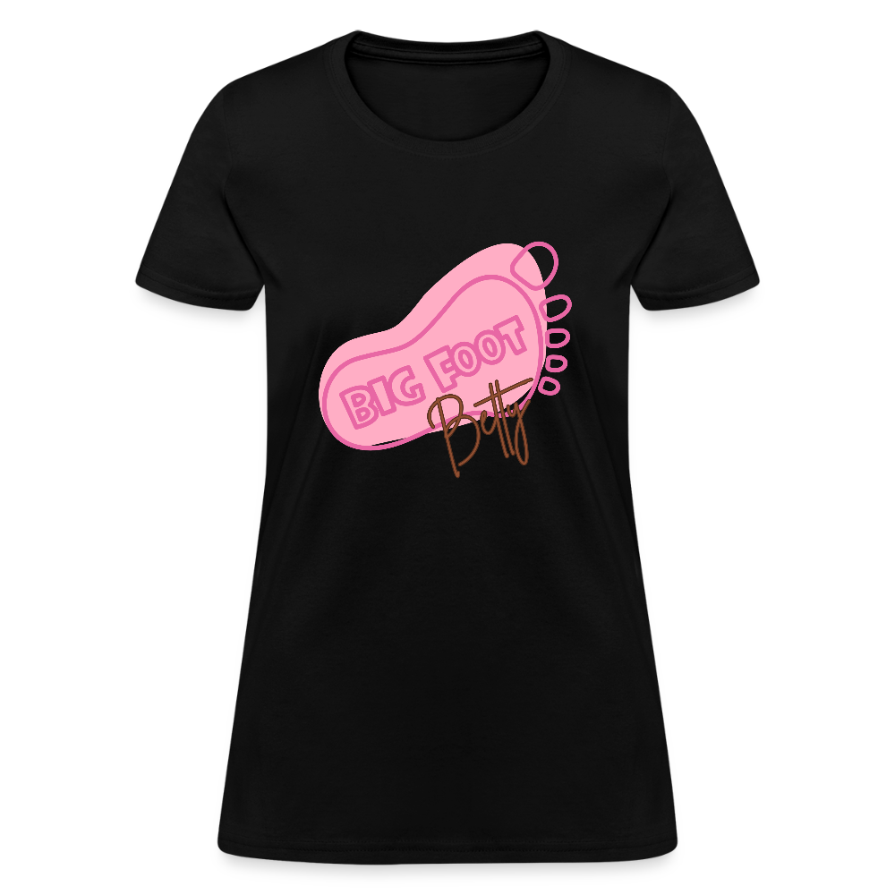 Women's T-Shirt - BFB FootPrint - black