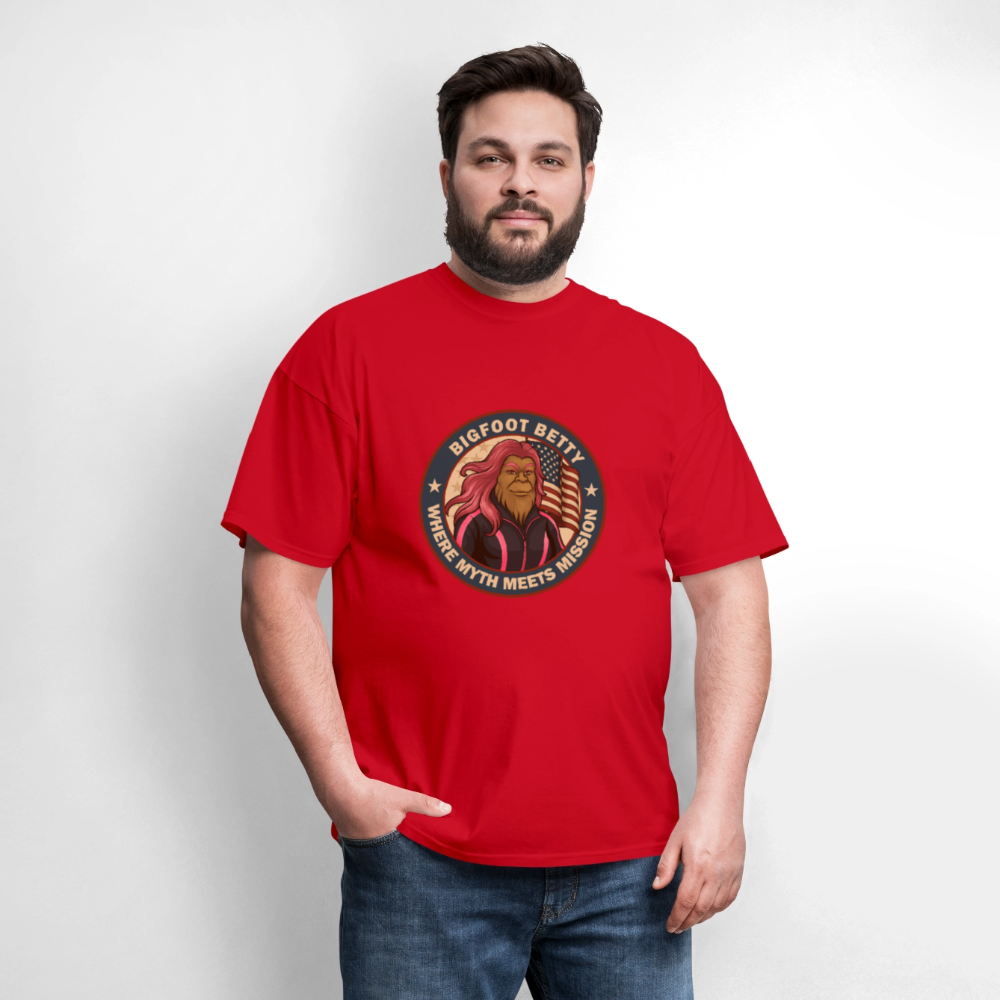 BFB July 4 - Badge Unisex Classic T-Shirt - red