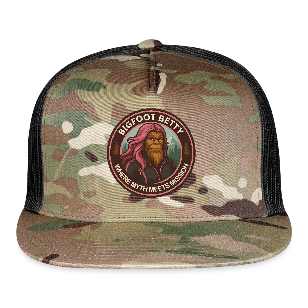 Trucker Hat - Where Myth Meets Mission (RETRO) - MultiCam\black