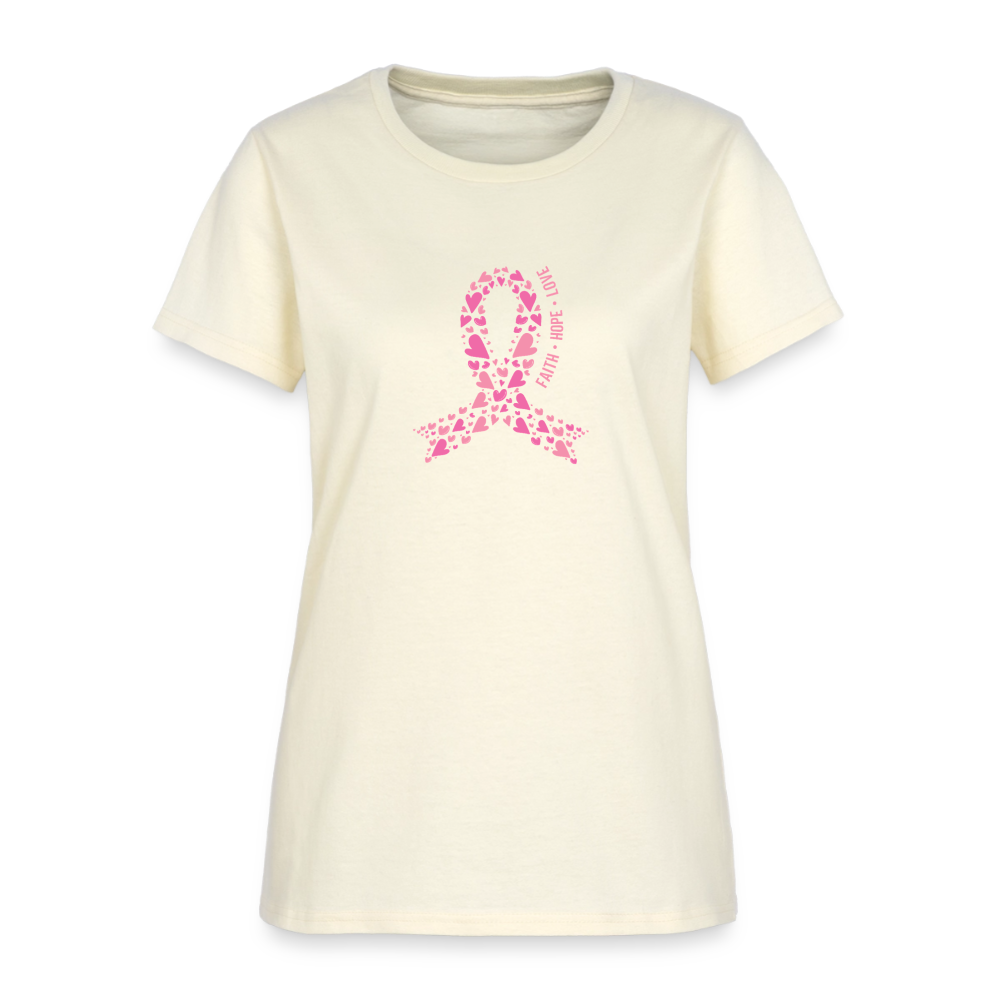 Women's Faith Hope Love T-Shirt - off white