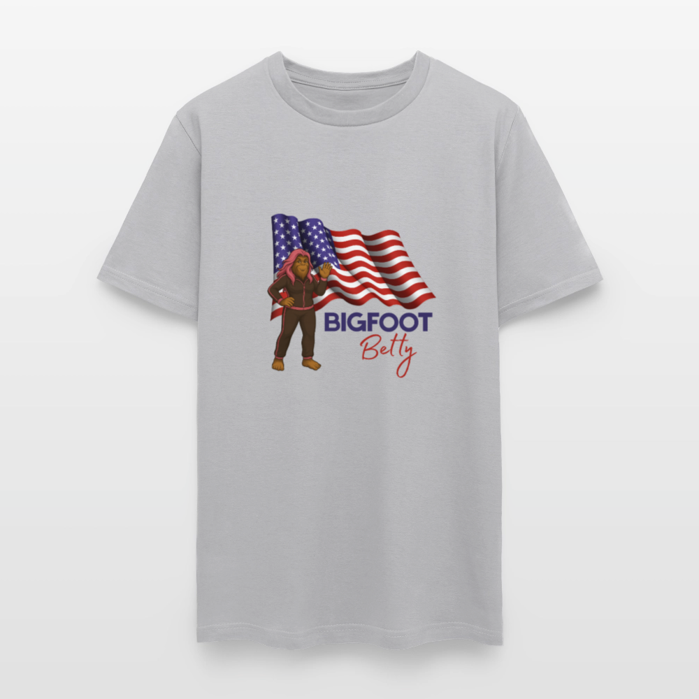 BFB July 4 -Waving Flag Unisex Classic T-Shirt - gravel 