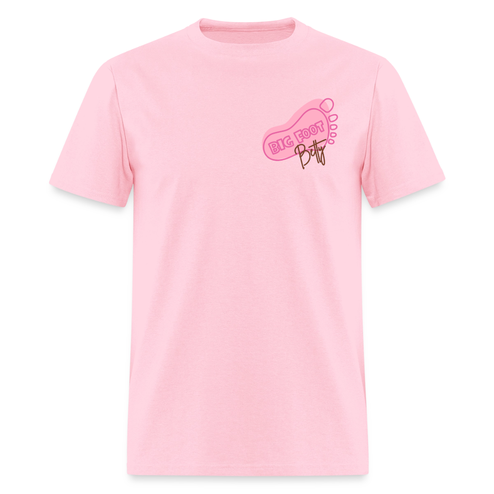 Unisex Classic T-Shirt - BFB FootPrint - pink