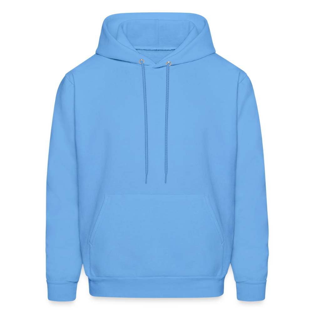 Men's Hoodie - Where Myth Meets Mission (RETRO) - carolina blue