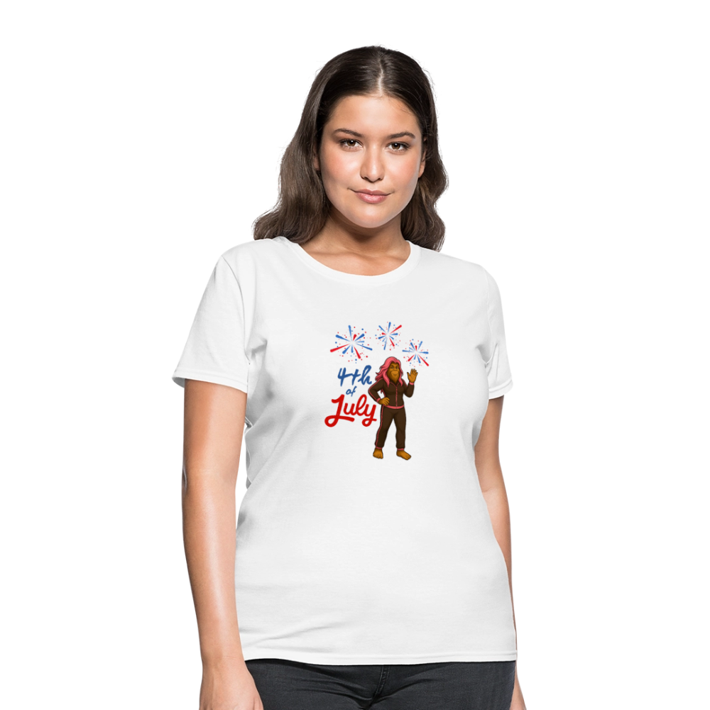 BFB July 4 - Fireworks Women's T-Shirt - white