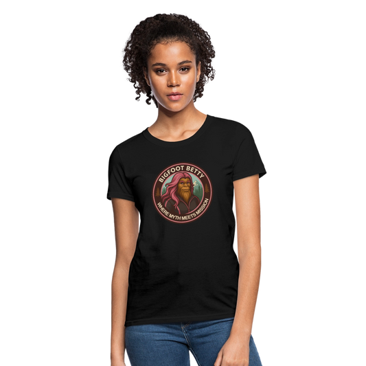Women's T-Shirt - Where Myth Meets Mission (RETRO) - black