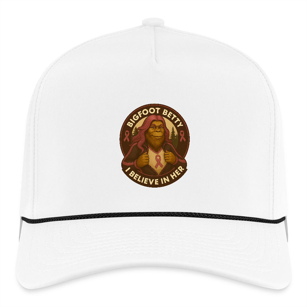 Rope Cap - I Believe In Her (RETRO) - white/black
