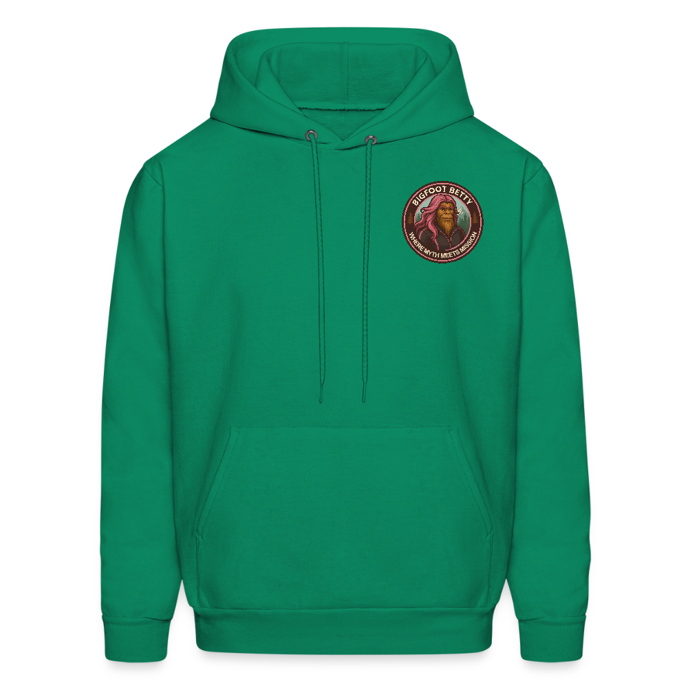 Men's Hoodie - Where Myth Meets Mission (F/B) (RETRO) - kelly green