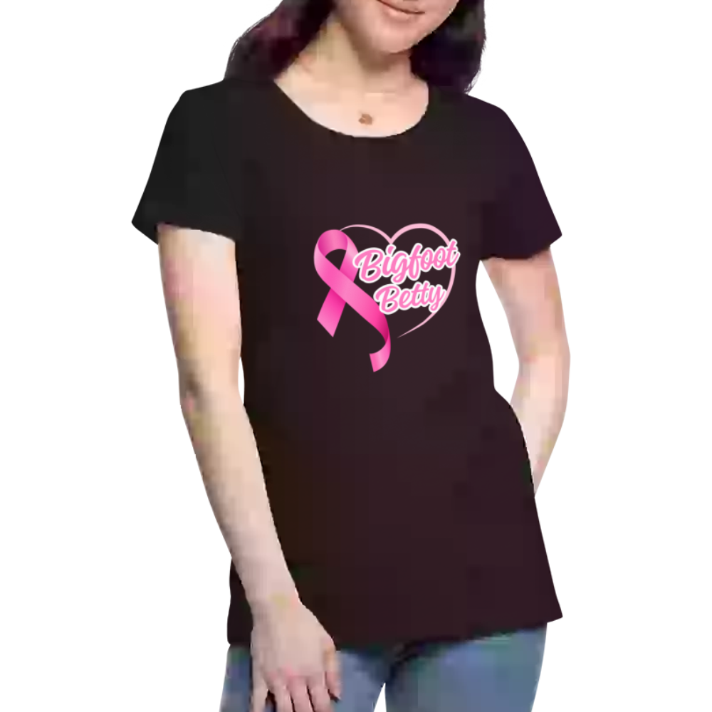 Women’s Premium T-Shirt - BFB Pink Ribbon - black