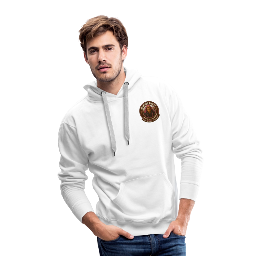 Men’s Premium Hoodie - I Believe In Her (F/B) (RETRO) - white