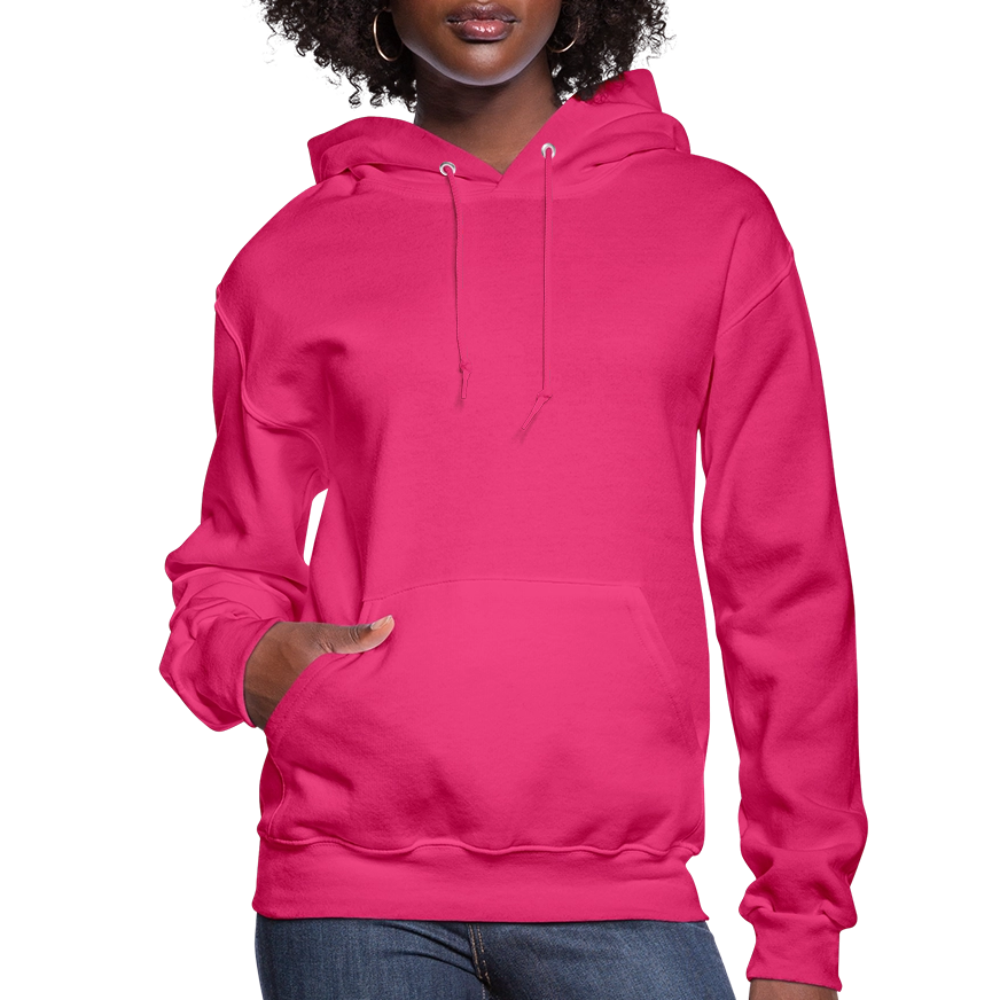 Women's Hoodie - Where Myth Meets Mission (RETRO) - fuchsia
