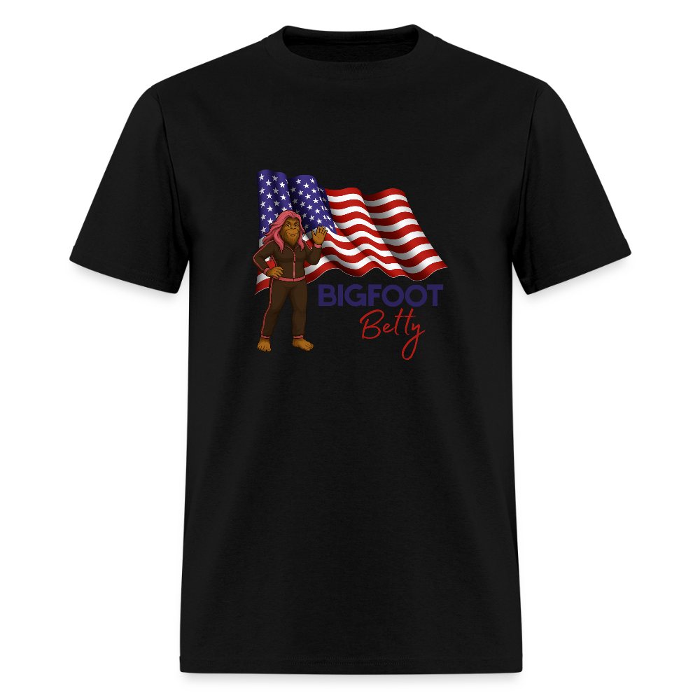 BFB July 4 -Waving Flag Unisex Classic T-Shirt - black