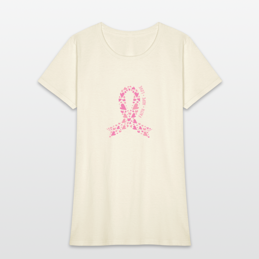 Women's Faith Hope Love T-Shirt - off white