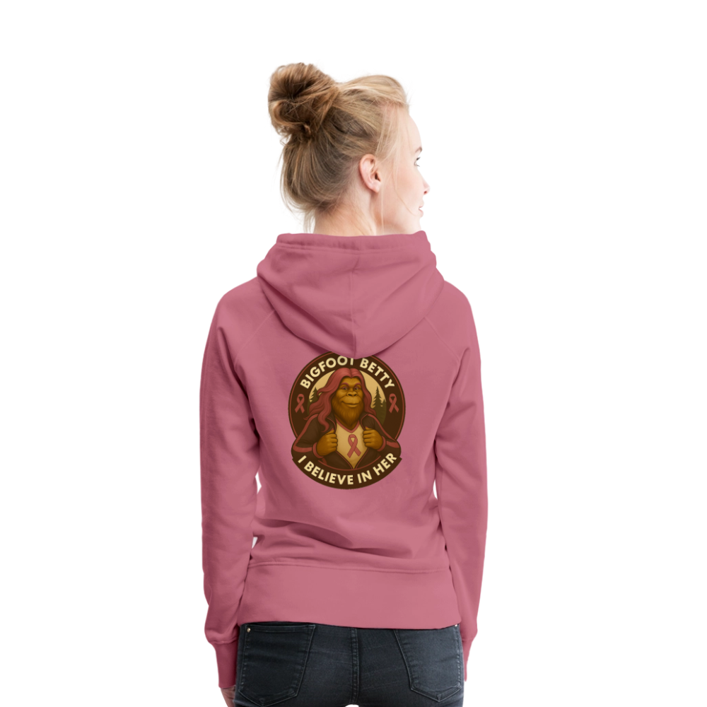 Women’s Premium Hoodie - I Believe In Her (RETRO) - mauve