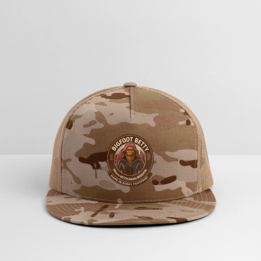 Trucker Hat - Hope in Every Footprint (RETRO) - MultiCam\tan