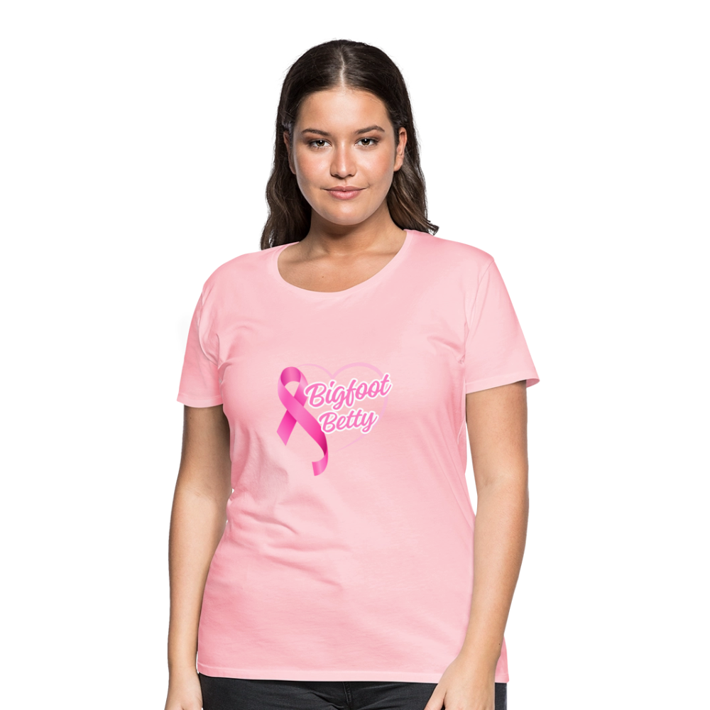 Women’s Premium T-Shirt - BFB Pink Ribbon - pink