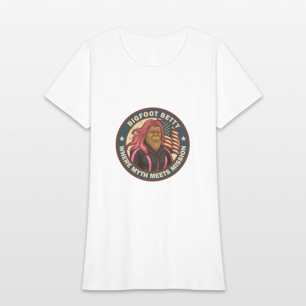 BFB July 4 - Badge Women's T-Shirt - white
