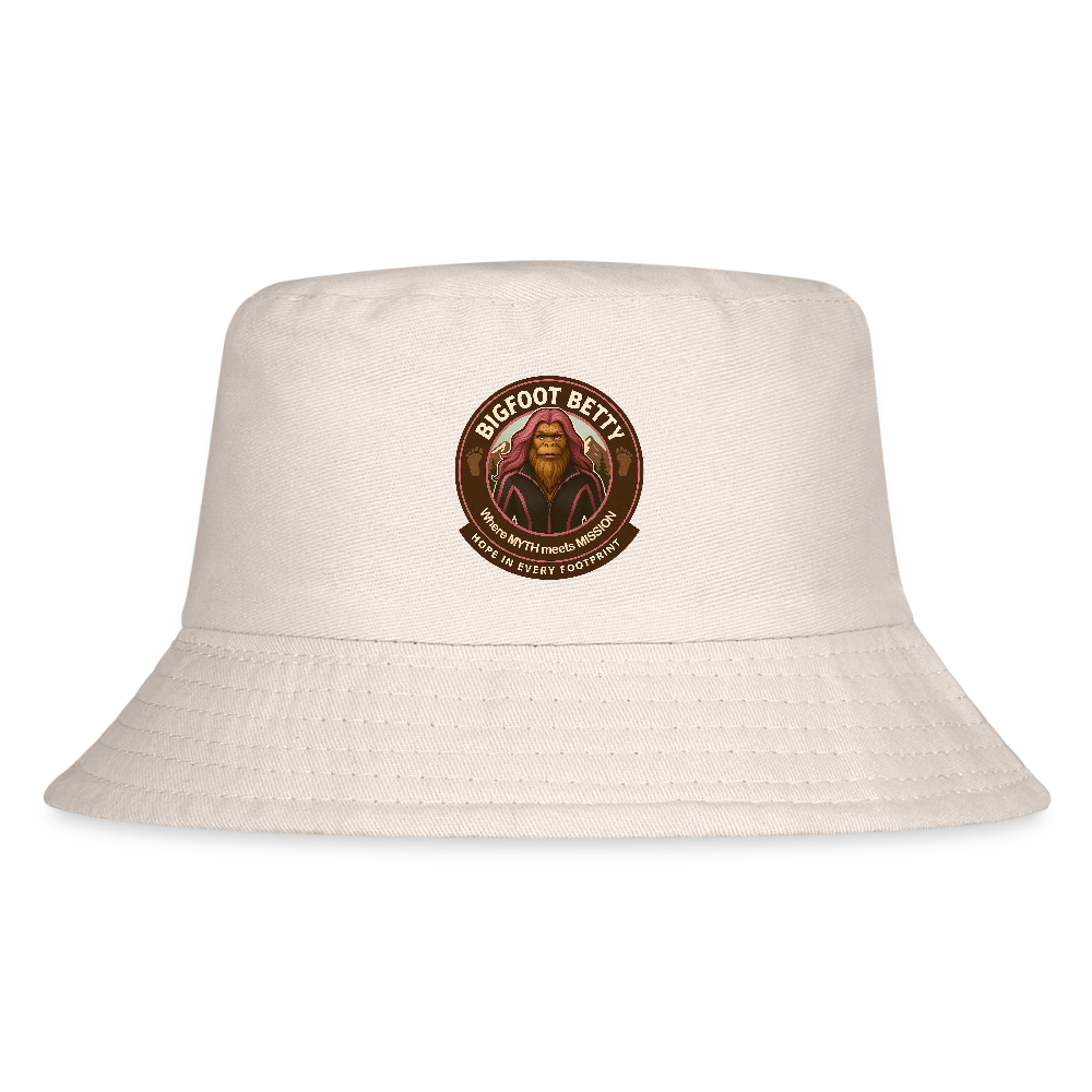 Kid's Bucket Hat - Hope in Every Footprint (RETRO) - Natural